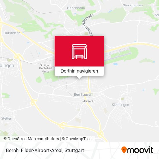 Bernh. Filder-Airport-Areal Karte
