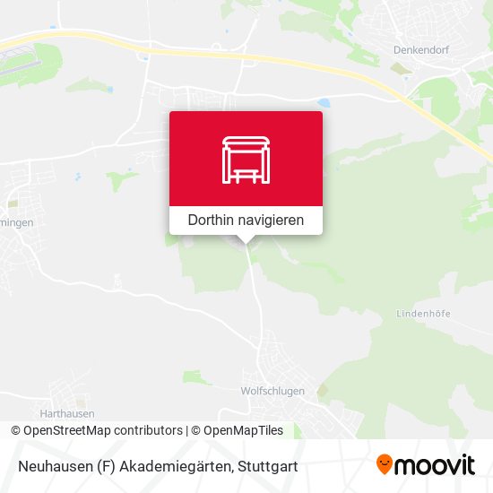 Neuhausen (F) Akademiegärten Karte