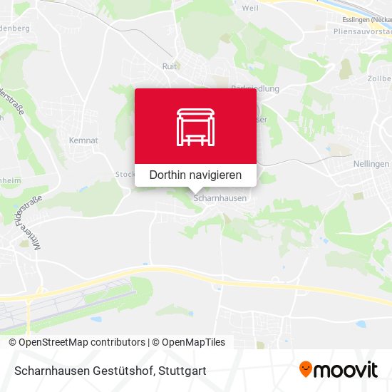 Scharnhausen Gestütshof Karte