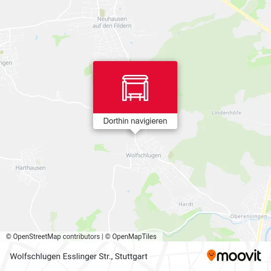 Wolfschlugen Esslinger Str. Karte