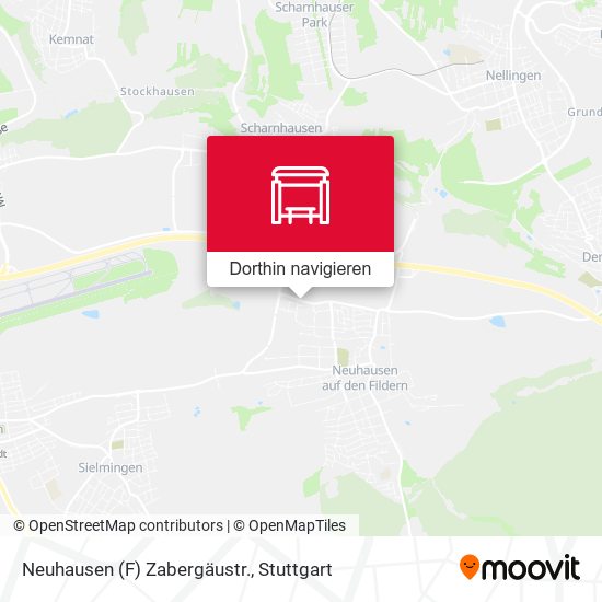 Neuhausen (F) Zabergäustr. Karte