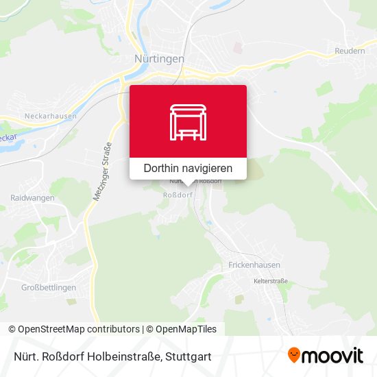 Nürt. Roßdorf Holbeinstraße Karte