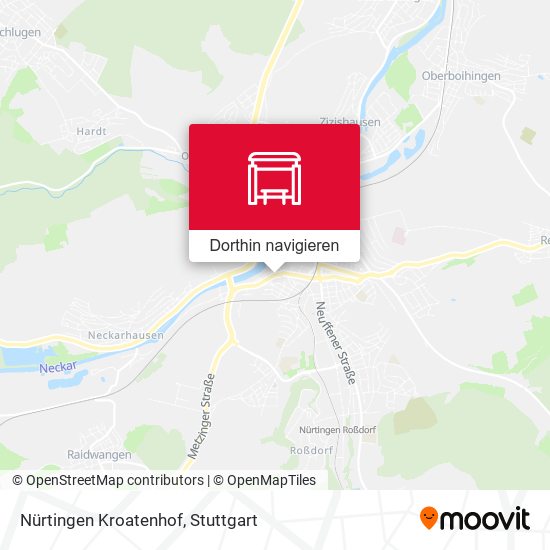 Nürtingen Kroatenhof Karte