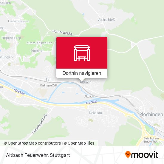 Altbach Feuerwehr Karte