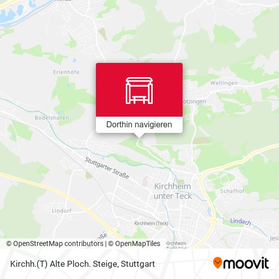 Kirchh.(T) Alte Ploch. Steige Karte