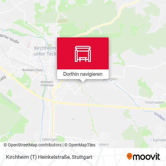 Kirchheim (T) Heinkelstraße Karte