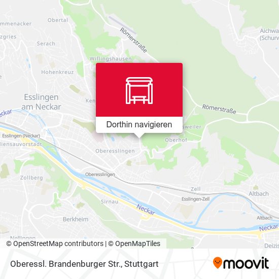 Oberessl. Brandenburger Str. Karte