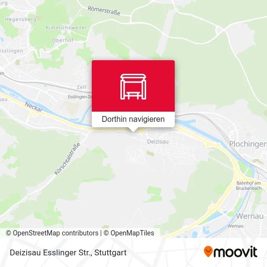 Deizisau Esslinger Str. Karte