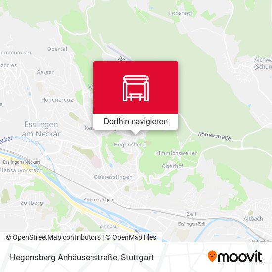 Hegensberg Anhäuserstraße Karte