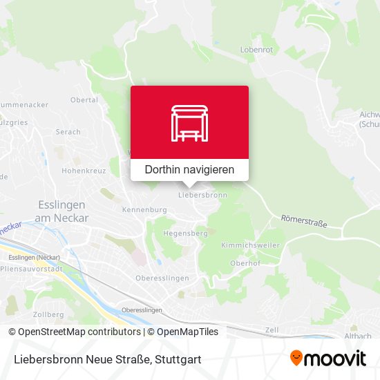Liebersbronn Neue Straße Karte