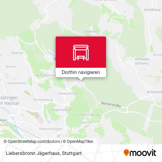 Liebersbronn Jägerhaus Karte