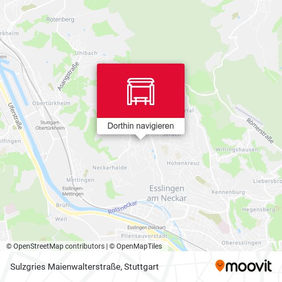 Sulzgries Maienwalterstraße Karte