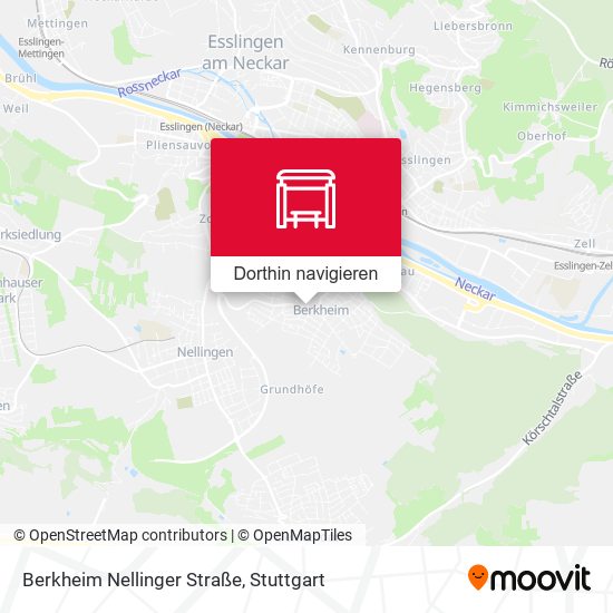 Berkheim Nellinger Straße Karte