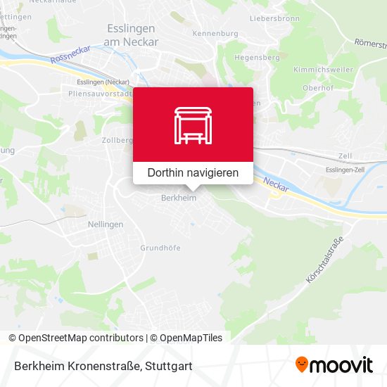 Berkheim Kronenstraße Karte