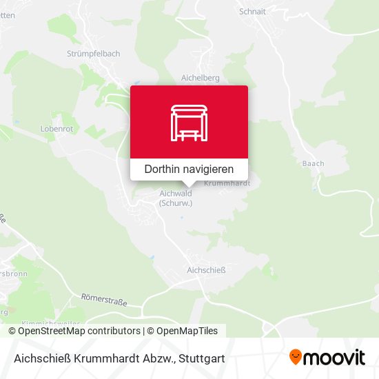 Aichschieß Krummhardt Abzw. Karte