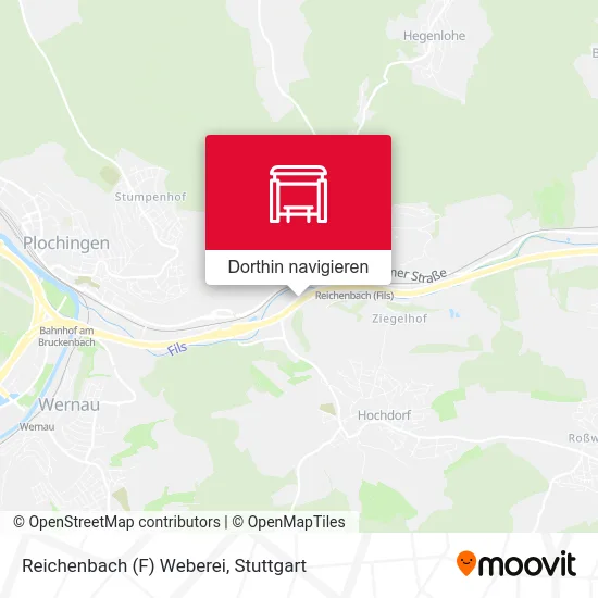 Reichenbach (F) Weberei Karte