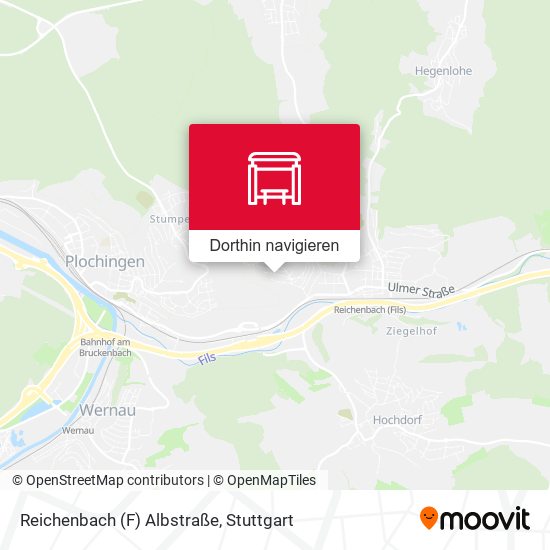Reichenbach (F) Albstraße Karte
