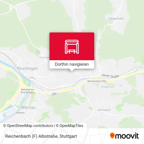 Reichenbach (F) Albstraße Karte