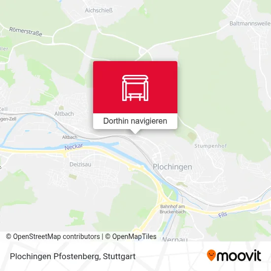 Plochingen Pfostenberg Karte