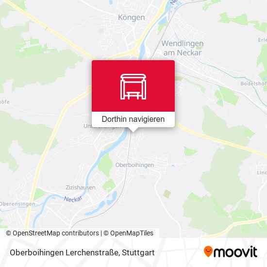 Oberboihingen Lerchenstraße Karte