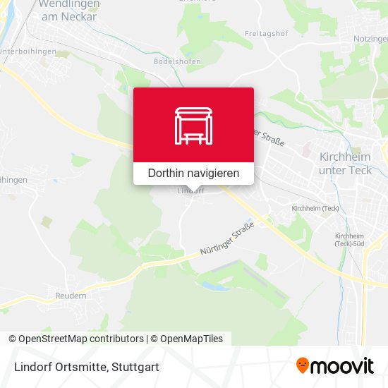 Lindorf Ortsmitte Karte