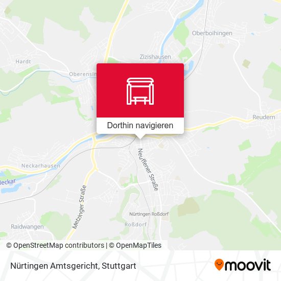 Nürtingen Amtsgericht Karte