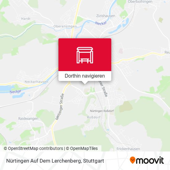 Nürtingen Auf Dem Lerchenberg Karte