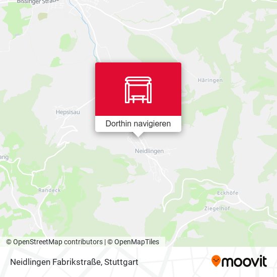 Neidlingen Fabrikstraße Karte