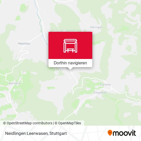 Neidlingen Leerwasen Karte