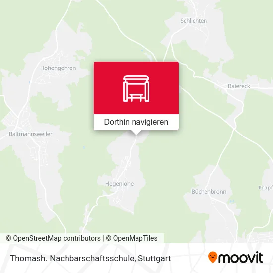 Thomash. Nachbarschaftsschule Karte