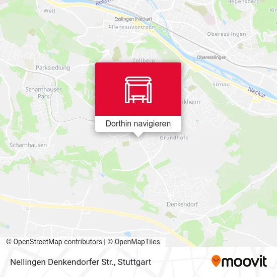 Nellingen Denkendorfer Str. Karte