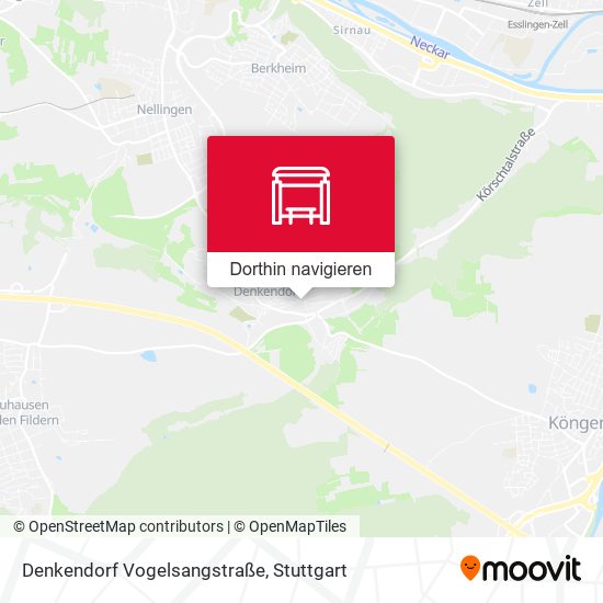 Denkendorf Vogelsangstraße Karte