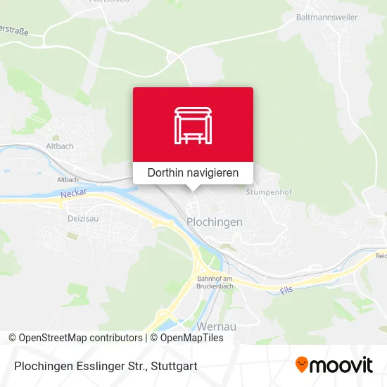 Plochingen Esslinger Str. Karte