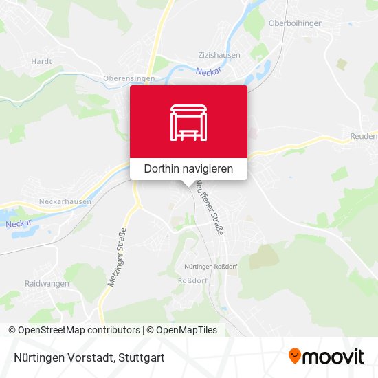 Nürtingen Vorstadt Karte