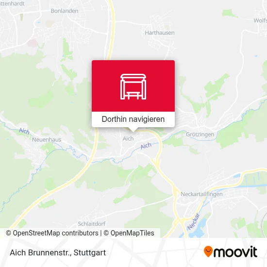 Aich Brunnenstr. Karte