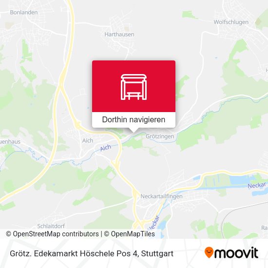 Grötz. Edekamarkt Höschele Pos 4 Karte