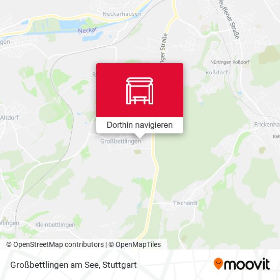 Großbettlingen am See Karte