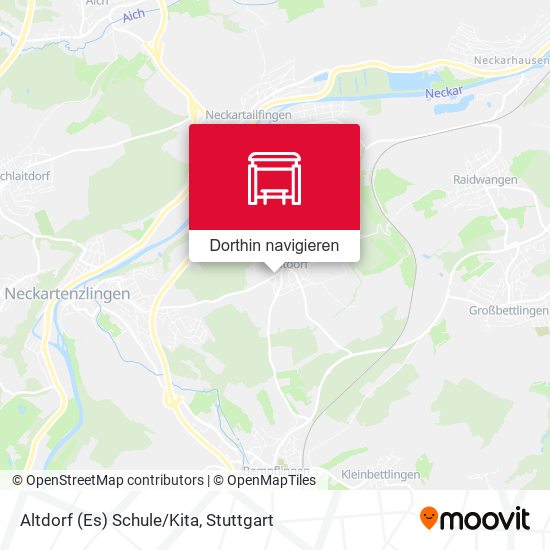 Altdorf (Es) Schule/Kita Karte