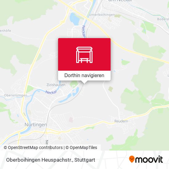 Oberboihingen Heuspachstr. Karte