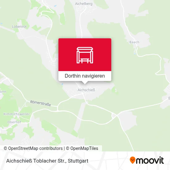 Aichschieß Toblacher Str. Karte