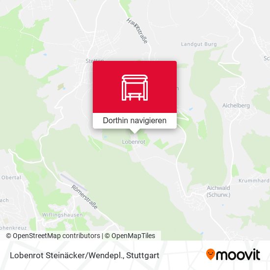 Lobenrot Steinäcker/Wendepl. Karte