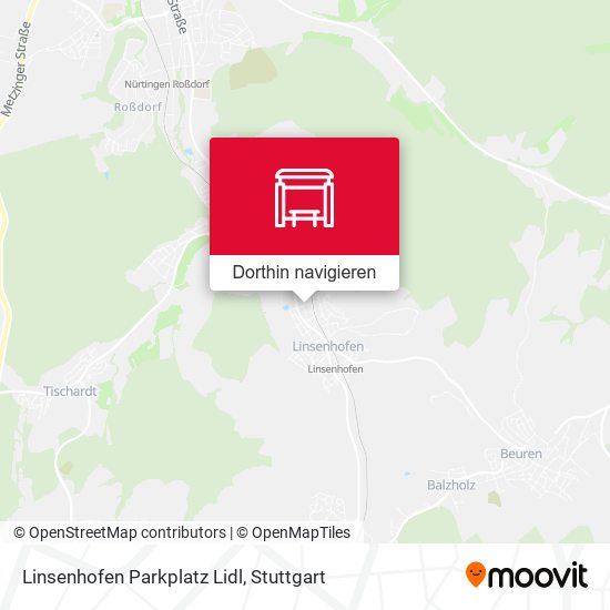 Linsenhofen Parkplatz Lidl Karte