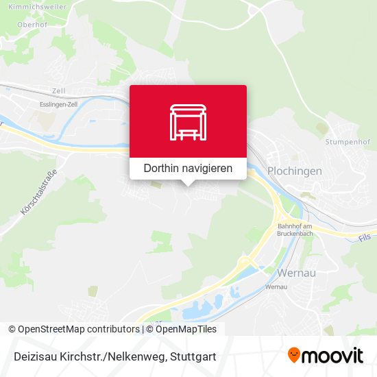 Deizisau Kirchstr./Nelkenweg Karte