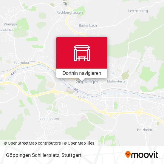 Göppingen Schillerplatz Karte