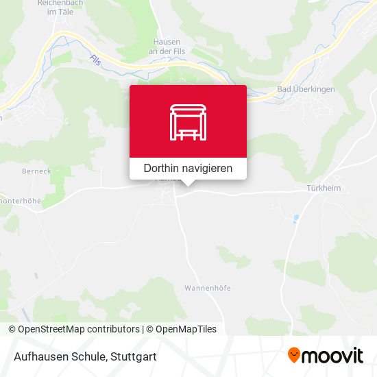 Aufhausen Schule Karte