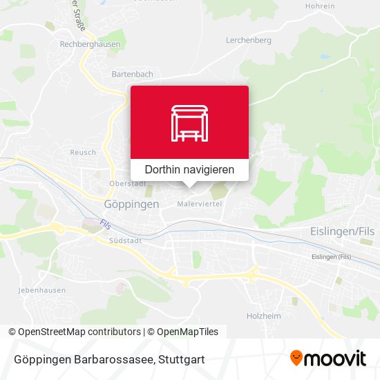 Göppingen Barbarossasee Karte
