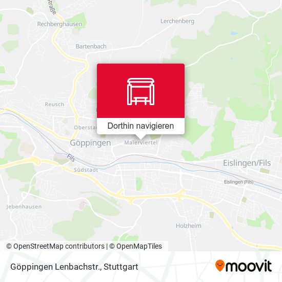 Göppingen Lenbachstr. Karte