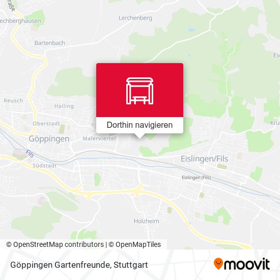 Göppingen Gartenfreunde Karte