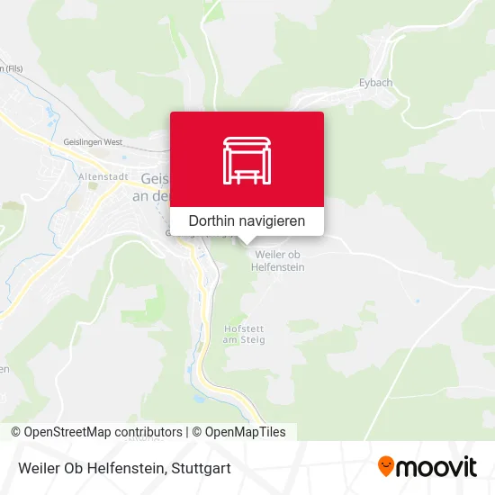 Weiler Ob Helfenstein Karte