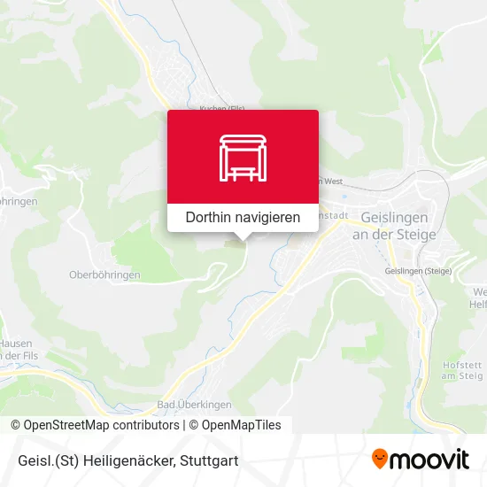 Geisl.(St) Heiligenäcker Karte